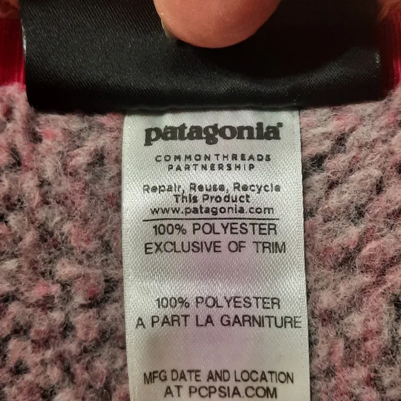 PATAGONIA Re-tool Snap-t Pullover Special Limited Edition Cupcake Pink Magenta S - Picture 8 of 10